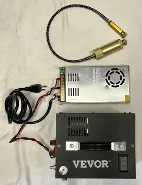 Mvp020691 Benjamin Air Sheridan Btap25 Vevor Pcp Portable Compressor 4500psi 110v/220v