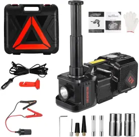 Benyan 748327994137 Electric Jack 5 Ton Car Floor Kit With Inflator Pump 12v Portable