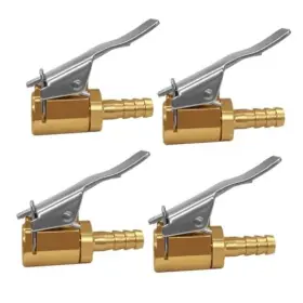 Msk-2407-001820dqz Besnpt Brass Air Chuck 1/4 Inch Barb Open Flow Lock On Tire Inflator