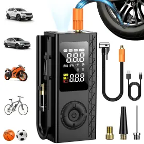 Blestan 977254905525 Tire Inflator Portable Air Compressor 150psi Cordless Pump For Car Tires