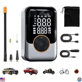 Brand Reboostfast St221d Portable Tire Inflator With Lcd Auto Shut-off Flashlight Dual Power Modes