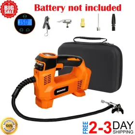 12032 Branded Tire Inflator Portable Air Compressor For Dewalt 20v Max Battery Auto Pump