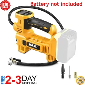 Branded 2364 Cordless Tire Inflator Air Compressor For Dewalt 20v Max Battery 150psi Portable