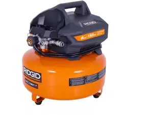 Branded 445013855859 6 Gal. 150 Psi Portable Electric Oil-free Jobsite Pancake Air Compressor With Du