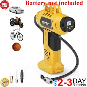 45625 Branded Cordless Tire Inflator Portable Air Compressor Pump For Dewalt 20v Battery 45625 Branded Cordless Tire Inflator Portable Air Compressor Pump For Dewalt 20v Battery