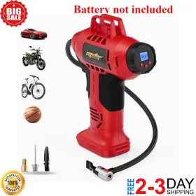 Branded 568566 Cordless Tire Inflator Air Compressor For Milwaukee 18v Battery 150psi Tool Only