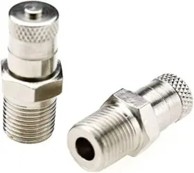 Branded 762944431325 2 Pcs 1/8 Inch Bspt Bsp Schrader Tank Valve 25mm Wheel Air Compressor 35 Bar 500