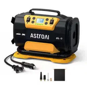 Branded Acacatj8366bk Astroai Tire Inflator Portable Air Compressor Pump 150psi 12v Dc/110v