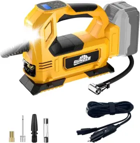 Fgh-9854 Branded Tire Air Compressor 20v Max Battery 160psi Portable Pump
