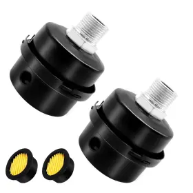 H-067-1 Branded H-067-1/2 2pcs 1/2 Inch Thread Air Compressor Silencer Intake Filter Sound Muffler Accessories