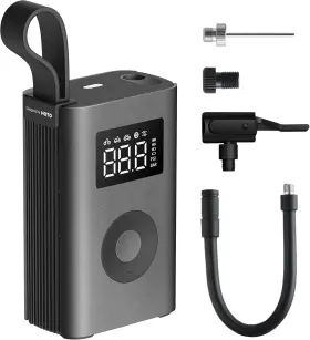 Branded01 445003198195 Air Pump Adv Tire Inflator Portable Compressor With Digital Pressure Gauge