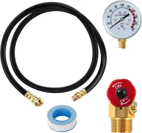 Branded01 445027872866 Air Tank Repair Kit Valve With Gauge Come 2 Inch Pressure