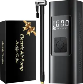 Branded01 445047177163 Bike Pump Tire Inflator Portable Air Compressor 150psi Electric For Car