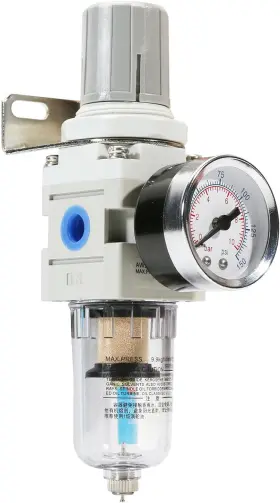 Kgaw2000-02 Branded01 1/4 Inch Npt Air Filter Pressure Regulator Compressor Water Separator With