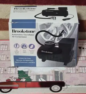 Brookstone 843620131880 Automative Tire Inflator Air Compressor