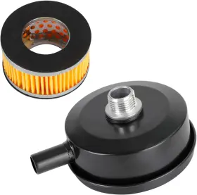 I039-a012 Bruce & Shark And 1x Air Compressor Silencer Muffler 20mm Intake Filter