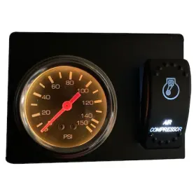 42057 Bulldog Winch Air Pressure Gauge Switch And Mounting Bracket