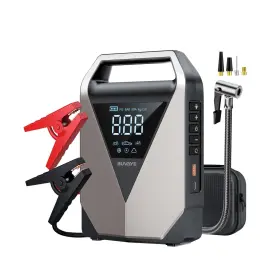 4500a Buvaye Ld12 Battery Jump Starter With Tire Inflator Portable Air Compressor 150psi