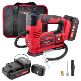Buy-001 Buyall Tire Inflator Portable Air Compressor 20v Cordless Car Pump With Rechargea