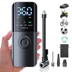Mtac-01 Cafele Portable Tire Inflator For Car Motorcycle Fast And Easy Air Refilli