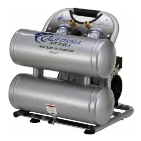 Cat-4610ac California Air Tools 743369740117 Ultra Quiet And Oil-free 1.0 Hp 4.6 Gallon Aluminum Twin Tank Electr