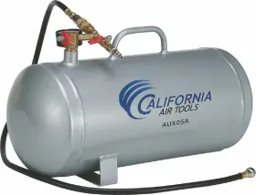 Aux05a California Air Tools 5 Gallon Aluminum Auxiliary Tank - Used