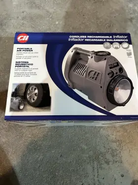2041p Campbell Hausfeld Cc2410 Cordless Rechargeable Air Compressor Inflator #2041p