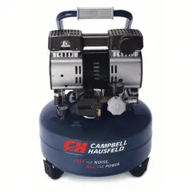 Dc060500 Campbell Hausfeld Portable Air Compressor 6 Gallon 1 Hp 120v Pancake 125 Psi Quiet Oil Free