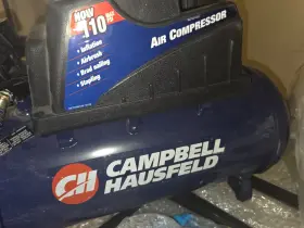 Dk771001av Campbell Hausfeld Air Compressor 110 Psi Metal Tank Blue