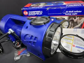 Rp3100 Campbell Hausfeld Hausfield 12-volt Inflator With Safety Light - Tested And Working