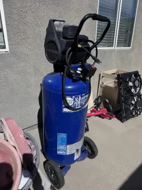 Campbell Hausfeld Wl371500aj 30 Gal Oil-free Portable Air Compressor 3.5hp Blue