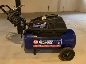 Campbell Hausfeld Wl6500 Oil-less 120v 13 Gal 125 Psi Portable Tank With Hose