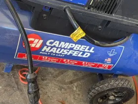 Campbell Hausfeld Wl650102aj 13 Gal Portable Air Compressor 125 Psi Blue