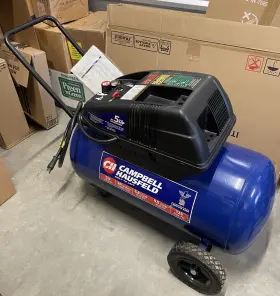 Wl650201aj Campbell Hausfeld 5-hp 20 Gallon Air Compressor Excellent