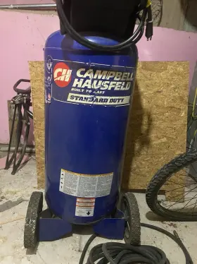Wl660301aj Campbell Hausfeld 28 Gallon 5hp Portable Air Compressor Runs Great