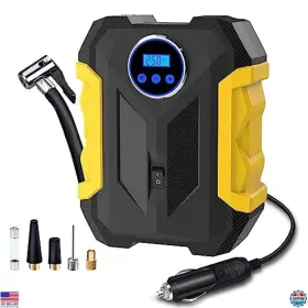 B07yc12fw1 Carsun Portable Digital Air Compressor Tire Inflator With Led Light Dc 12v