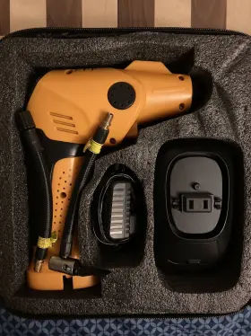 Tap-03a Carywon Air Compressor Portable Pump Cordless Tire Inflator With Digital Display-carywon
