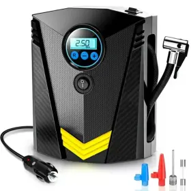 Czk-3634 Carzkool Tire Inflator Air Compressor 12v Dc Portable Pump With Digital Pressure