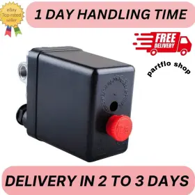 Central Pneumatic Lf10l4 New Air Compressor Pressure Switch Control Valve