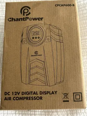 Cpcap600-b Chant Power C P Chantpower 12v Dc Air Compressor Tire Inflator With Digital Display New