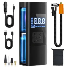 Chaoteng Qc-2024 150psi Portable Air Compressor Tire Inflator 25000mah Fast Inflation For Cars