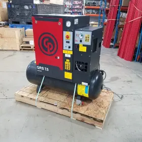 Qrs7.5hpd Chicago Pneumatic 115/230v 1/3ph Rotary Screw Air Compressor - Used
