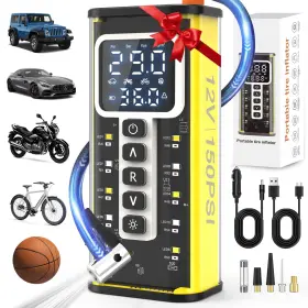 Cuaqp011005 Chufa Portable Tire Inflator Air Compressor For Car Tires Cordless Pump With