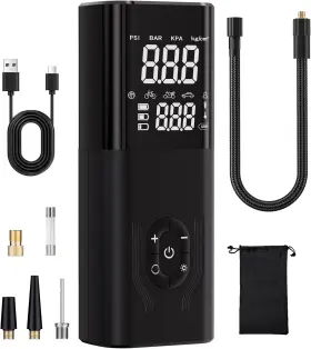Ckwue 445046899813 Tire Inflator Portable Air Compressor 180psi Pump For Car 6x Faster Cordle