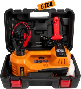 Be0092 Co. Ltd Electric Car Jack 5 Ton 12v Hydraulic Kit With Inflator Pump