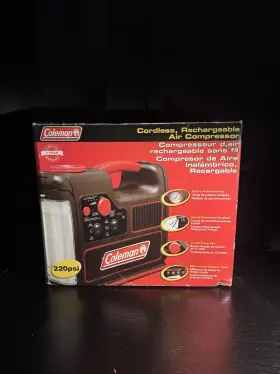 Pmc8144 Coleman Cordless Inflator Work Light Power Supply Read Desc