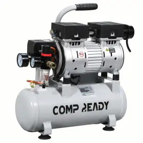 Comp2eady 762744174187 6 Gallon Portable Air Compressor 1hp 2.5 Cfm 90psi 60db Ultra Quiet Oil Free