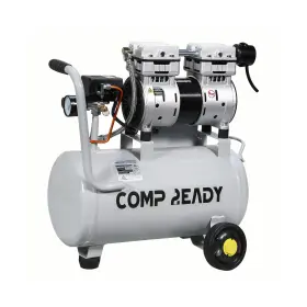 Comp2eady Cr01c006ss 6 Gallon Portable Air Compressor 1hp 2.5 Cfm 90psi 60db Ultra Quiet Oil Free