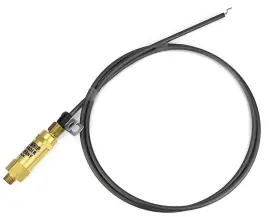 Conrader 687927981089 Throttle Control Cable Bullwhip For Gas-powered Air Compressor 24 Inch Length