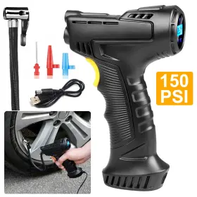 Coolgo 982766913254 Car Air Tire Pump Inflator Compressor Digital Auto Portable Usb Rechargeable